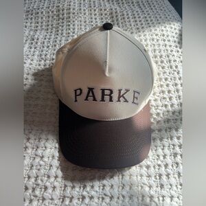 Parker Cream and Brown Cap